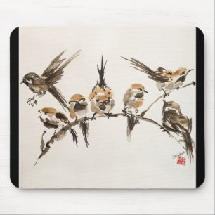 Aggravated Birds Mousepad