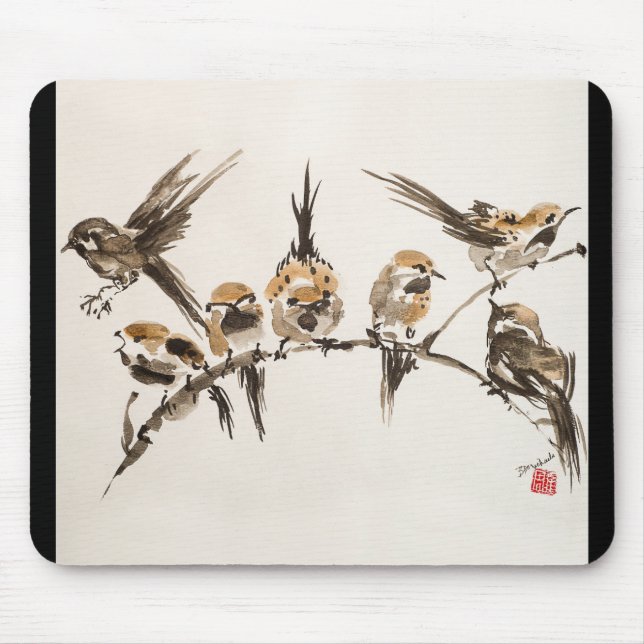 Aggravated Birds Mousepad (Front)