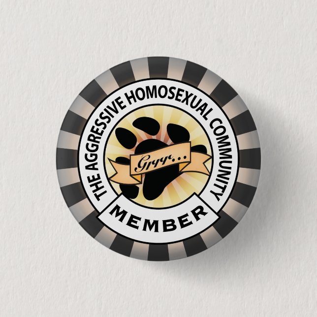 Aggressive Bear badge (Front)