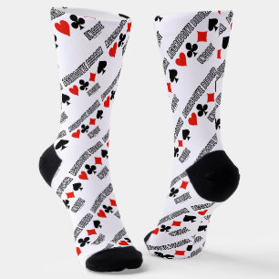 Aggressive Bidder Inside Four Card Suits Socks