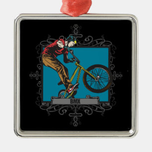 Aggressive BMX Metal Tree Decoration