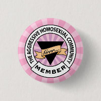Aggressive Lesbian badge