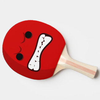 Aggressive Scary In Your Face Ping Pong Paddle