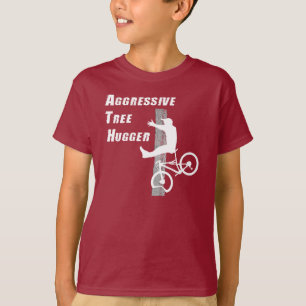Aggressive Tree Hugger Kid's T-Shirt
