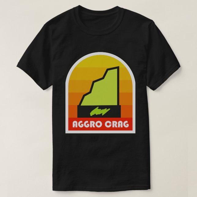 Aggro Crag Guts T-Shirt (Design Front)