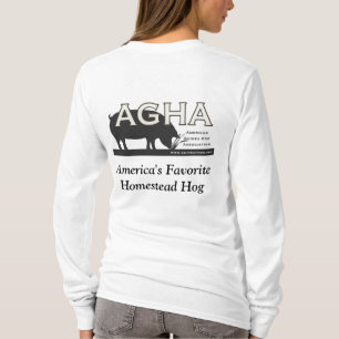 AGHA Long Sleeve Tshirt-Womens-New Logo-Back T-Shirt