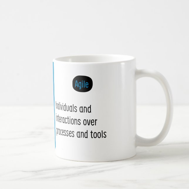 Agile Manifesto cup I. (Right)
