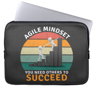 Agile mindset You Need Others To Succeed, Teamwork Laptop Sleeve