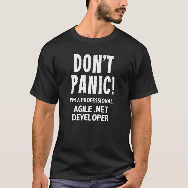 Agile .NET Developer T-Shirt (Front)