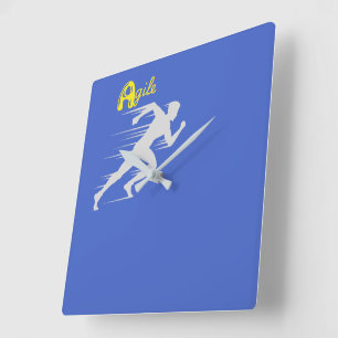 Agile Square Wall Clock