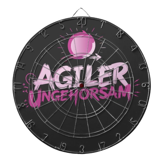 Agiler Ungehorsam Dartboard (Front)