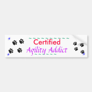 Agility Addict Bumper Sticker