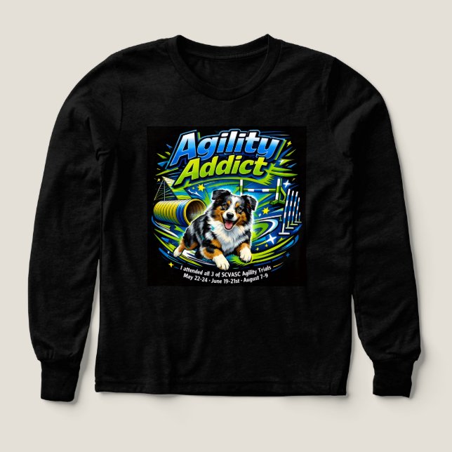 Agility Addict Hoodie – Fast Paws, Loud Pride,  (Design Front)