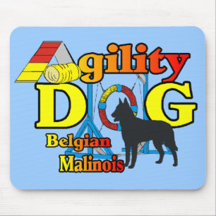 Agility Belgian Malinois Gifts Mouse Pad