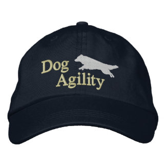 Agility Border Collie Dark Embroidered Hat