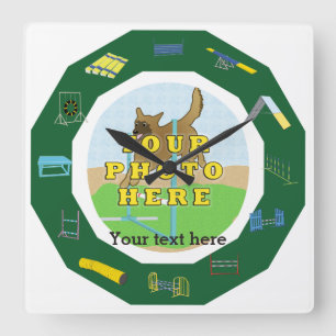 Agility Customise Photo Square Wall Clock