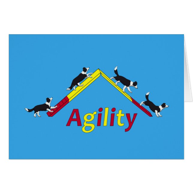 Agility dog (Front Horizontal)