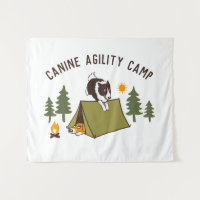 Agility Dog Cute Border Collie Camp Custom