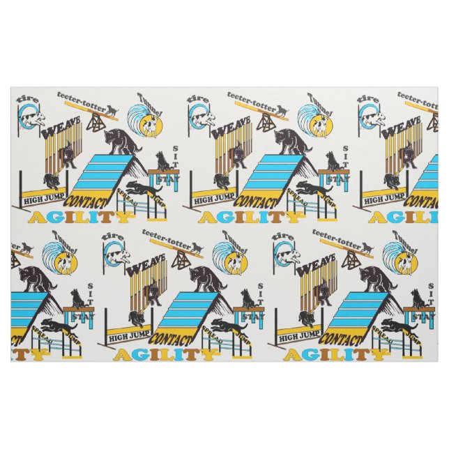 Agility Fabric for dog lovers (Yard)