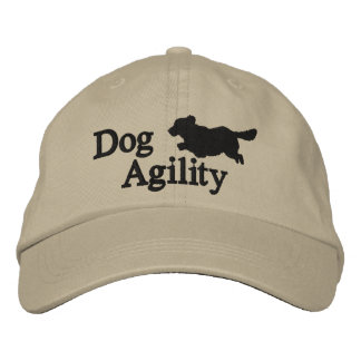 Agility Golden Retriever Embroidered Hat
