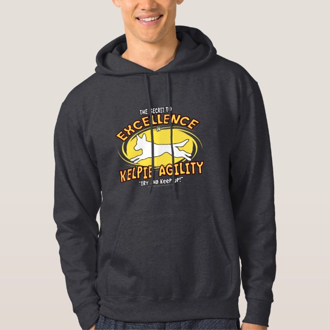 Agility Kelpie Secret Hoodie (Front)
