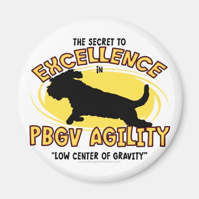 Agility PBGV Secret Magnet (Front)