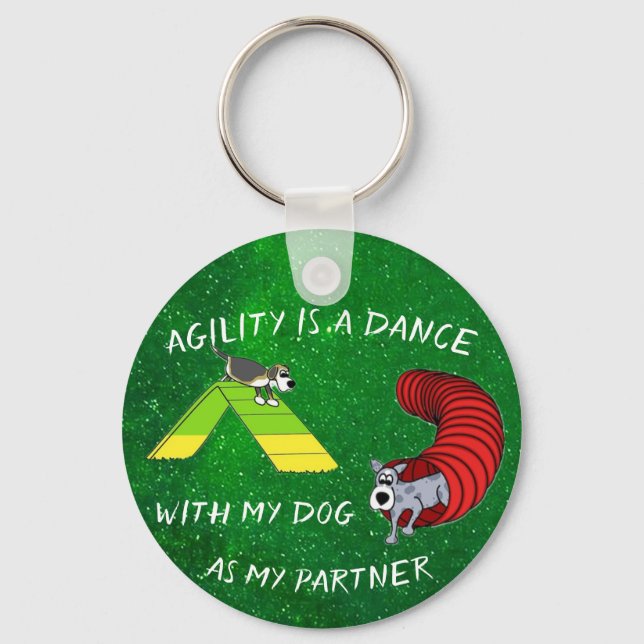 Agility themed Keychain (Front)