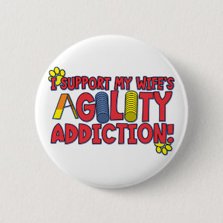 Agility Wife 6 Cm Round Badge