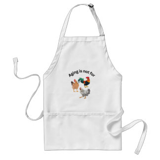 Aging is Not For Chickens. Standard Apron