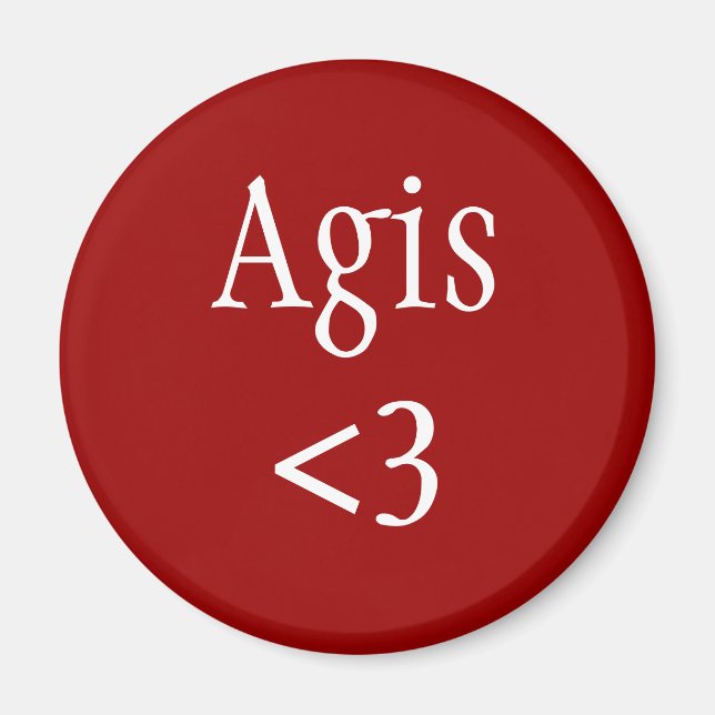 Agis love magnet (Front)