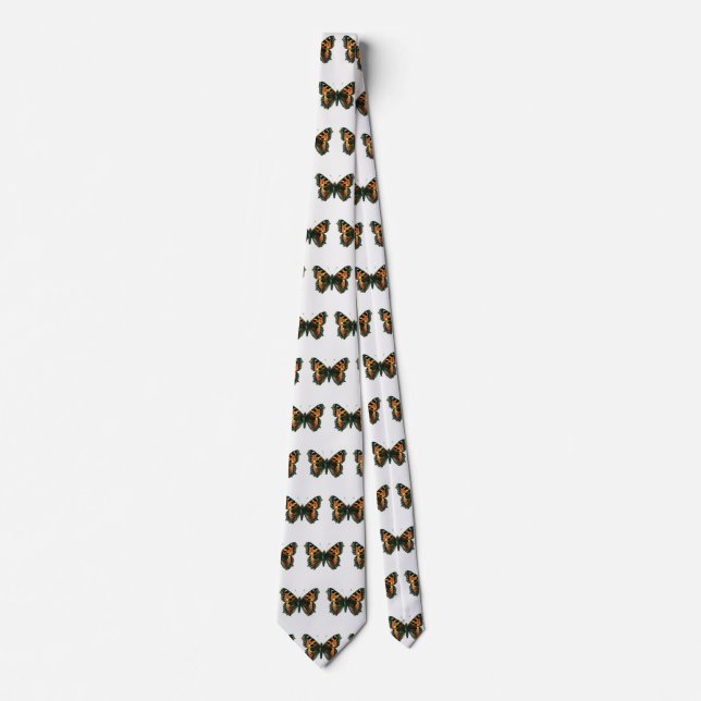 Aglais urticae - The Small Tortoiseshell Butterfly Tie (Front)