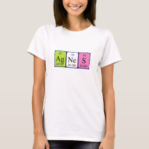 Agnes periodic table name shirt
