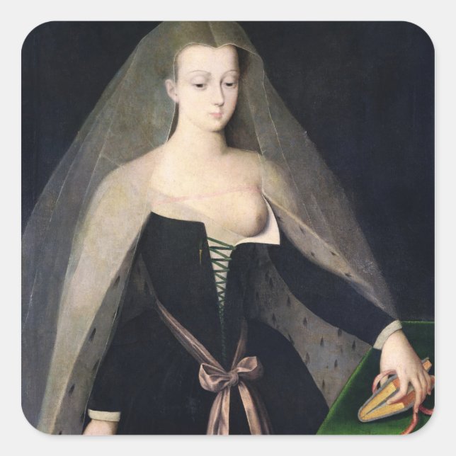 Agnes Sorel Square Sticker (Front)