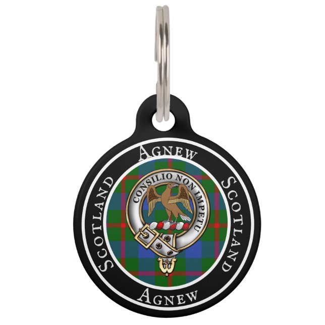 Agnew Badge & Tartan Personalised People ID Tag (Front)