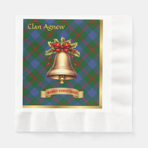 Agnew Personalised Tartan Christmas Napkin