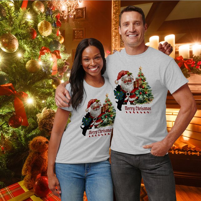 Agnew Scottie Dog Christmas Personalised T-Shirt (Creator Uploaded)