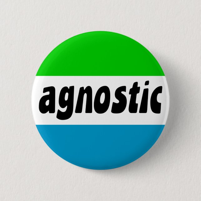 agnostic 6 cm round badge (Front)