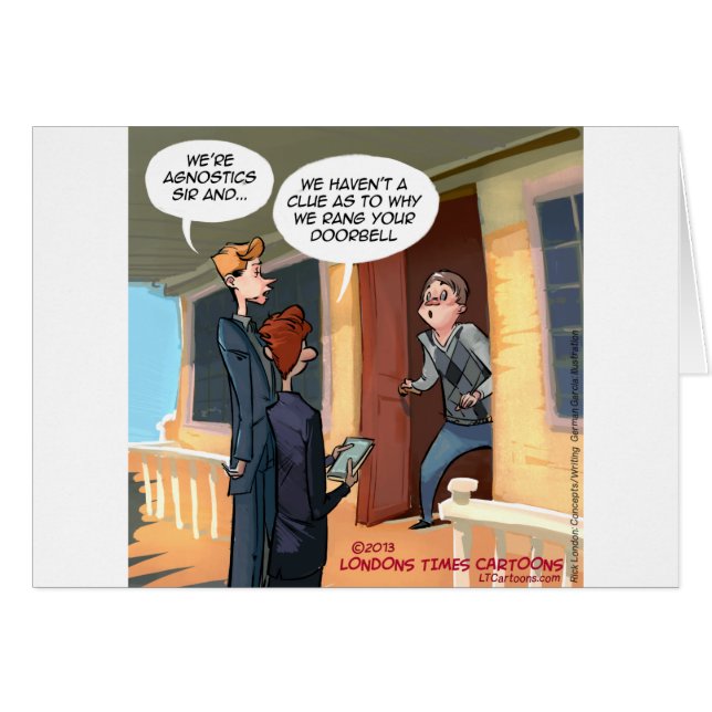 Agnostic Missionaries Funny (Front Horizontal)