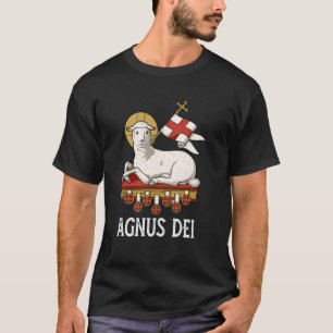 Agnus Dei Sanctus Traditional Latin Mass Catholic T-Shirt