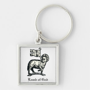 Agnus Dei The Paschal Lamb of God Fine Art  Key Ring