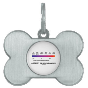 Agonist Or Antagonist? (Efficacy Spectrum) Pet Name Tag