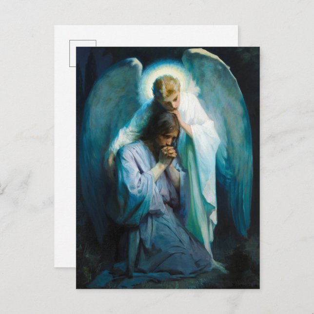 Agony in the Garden by Frans Schwartz Invitation Postcard (Front/Back)