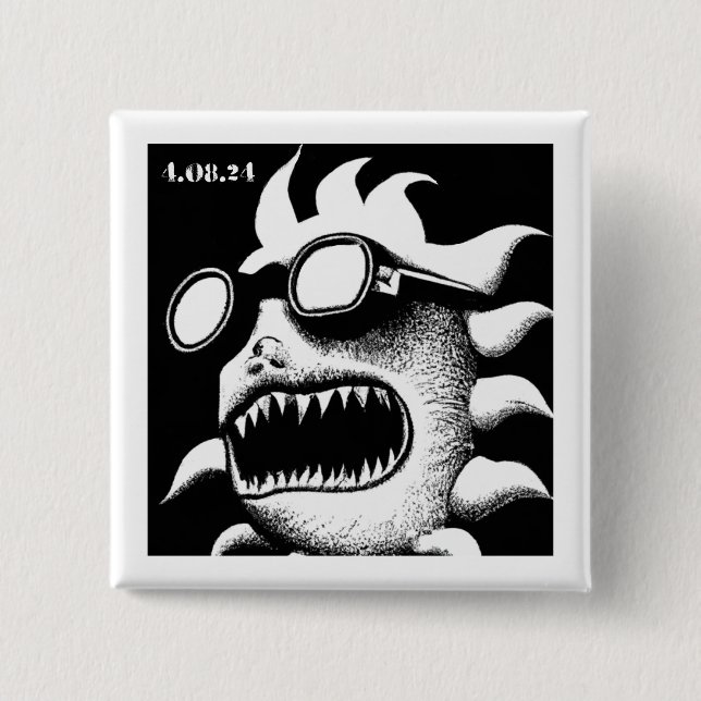 Agony of the Eclipse 15 Cm Square Badge (Front)