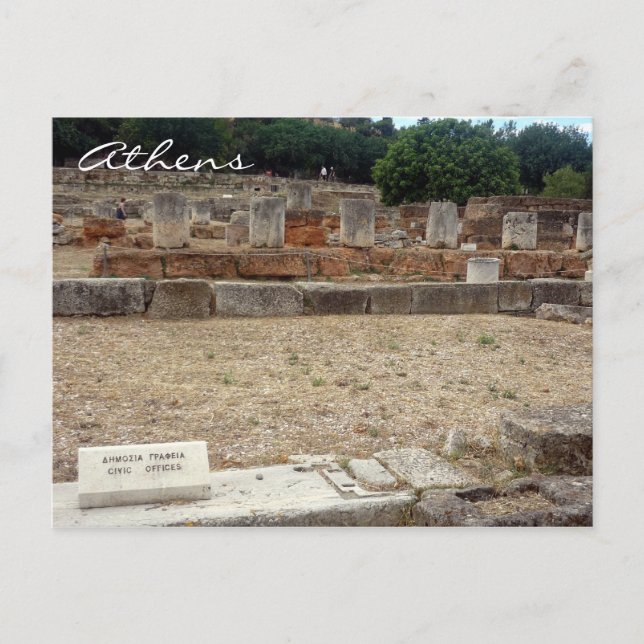 agora ruins postcard (Front)