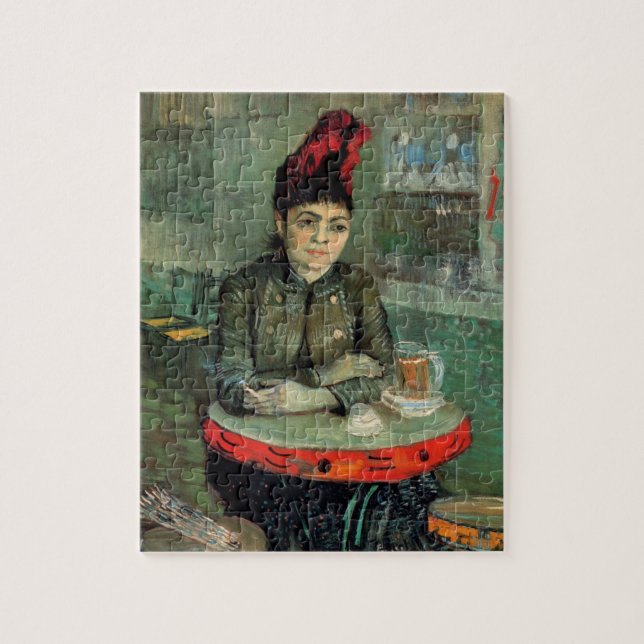 Agostina Segatori, Cafe du Tambourin by Van Gogh Jigsaw Puzzle (Vertical)