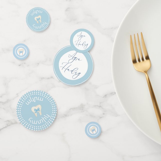 Agra Hadig-First Tooth Blue Confetti (Group)