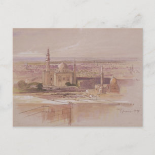 Agra Mosque, Cairo, 1849 Postcard