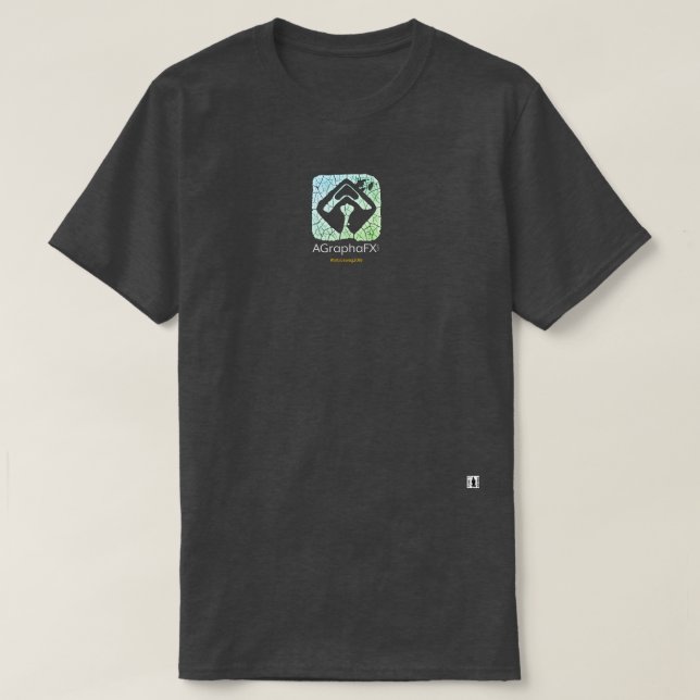 AGraphaFX #SIGGswag2018 t-shirt value2 (grey) (Design Front)