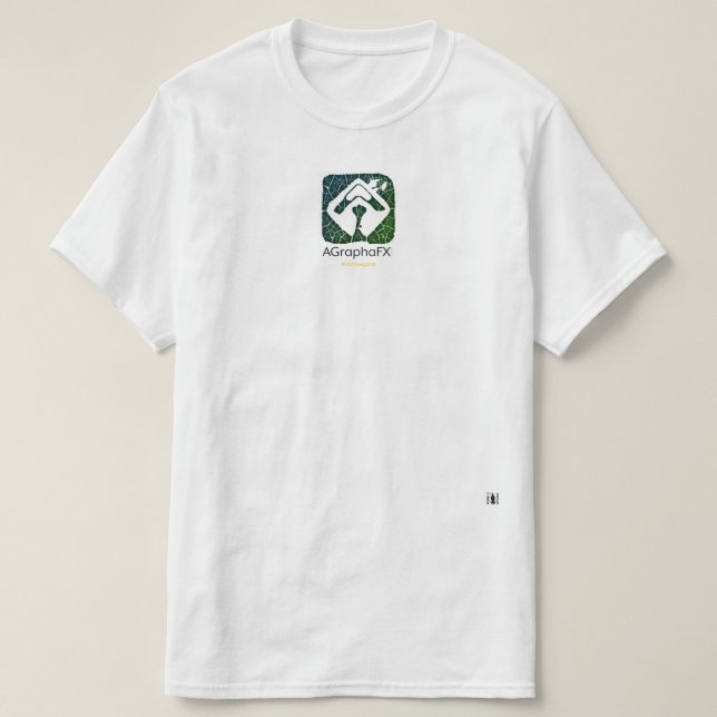 AGraphaFX #SIGGswag2018 t-shirt value2 (white) (Design Front)