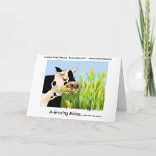 Agrazing Maize (Funny Cow Gifts Cards Tees Etc)